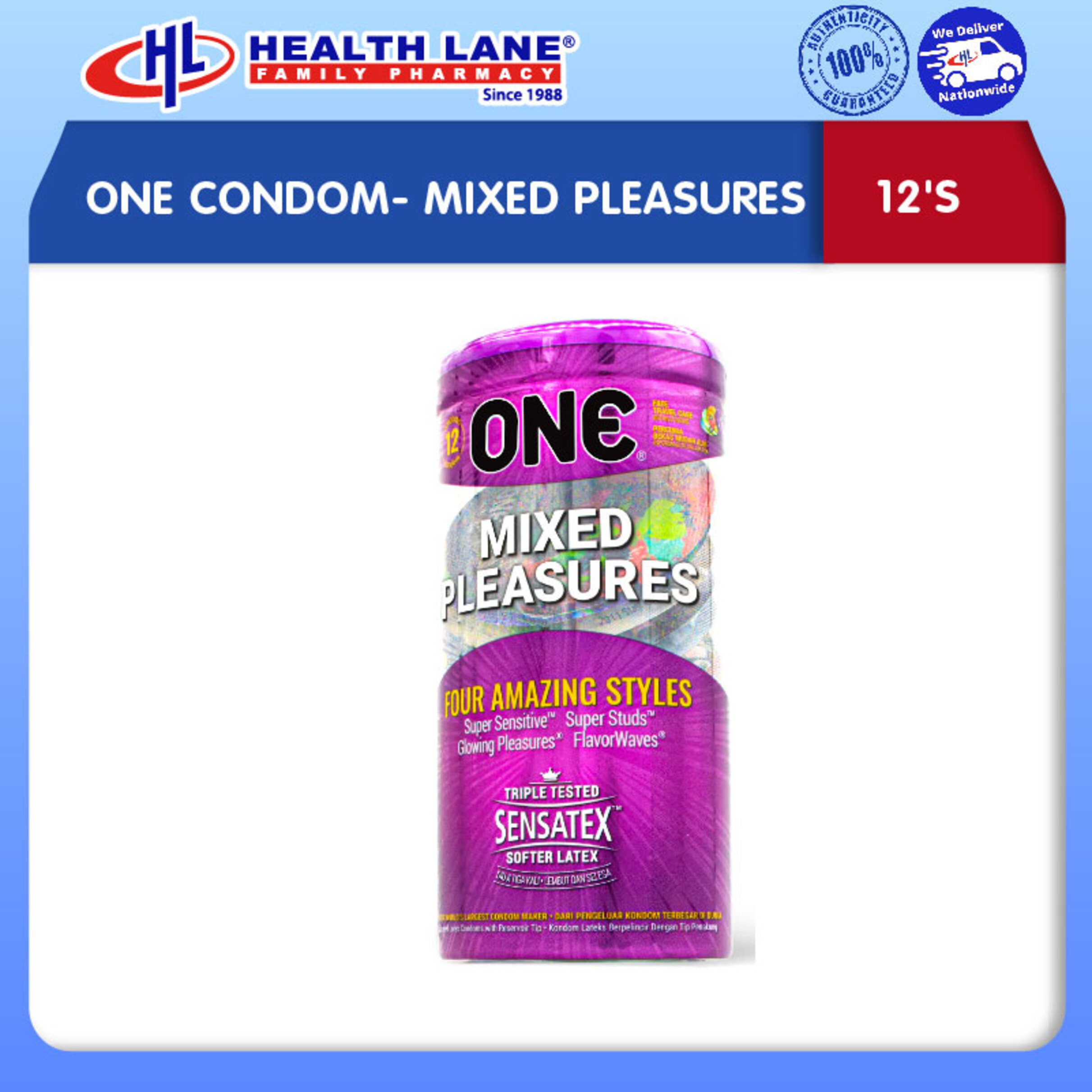 ONE CONDOM- MIXED PLEASURES (12'S)